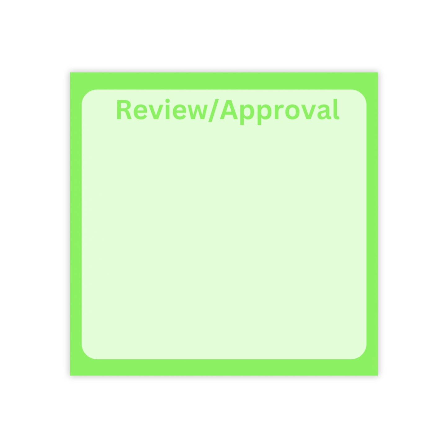 Review/Approval Post-it® Note Pads