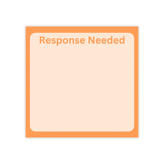 Response Needed Post-it® Note Pads