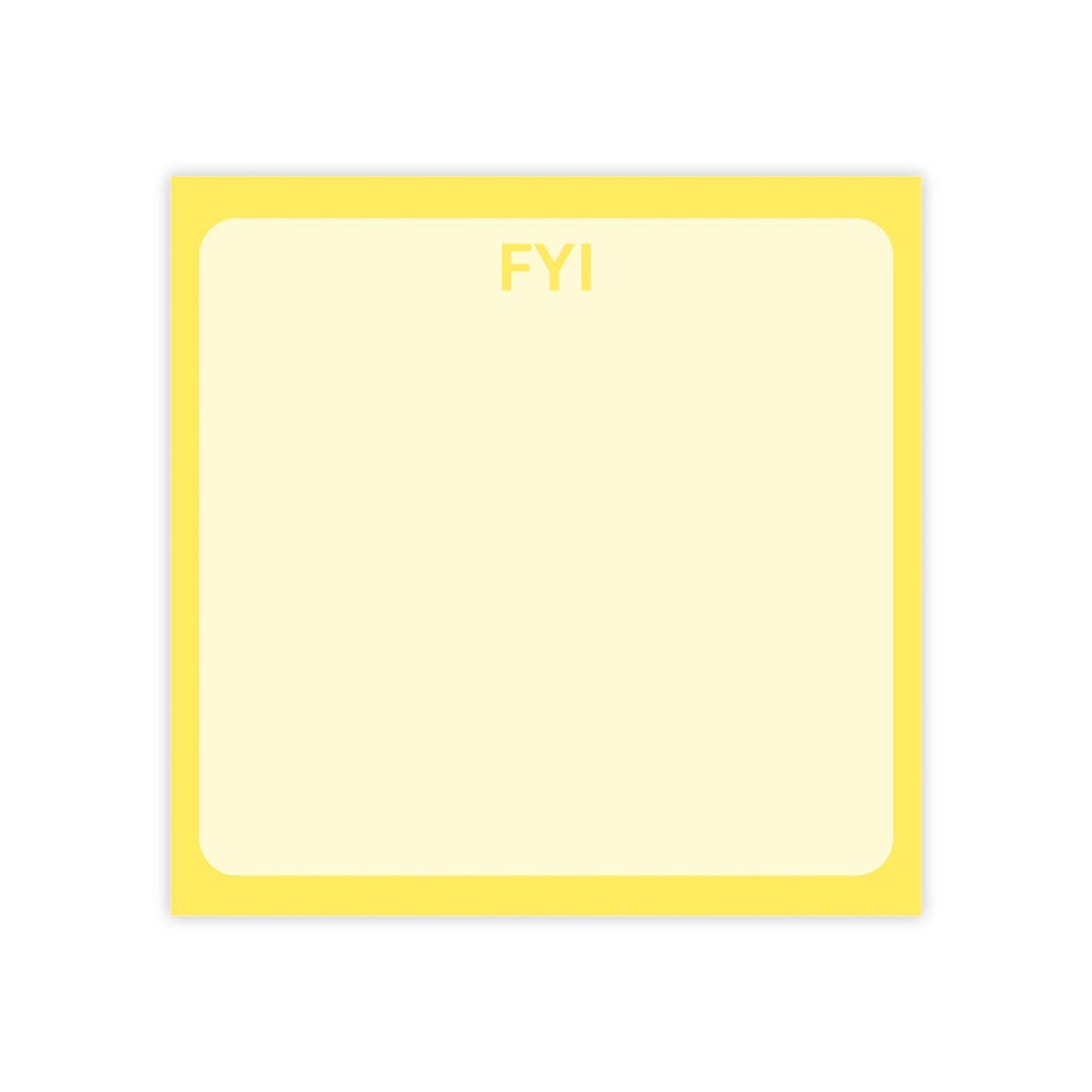 FYI Post-it® Note Pads