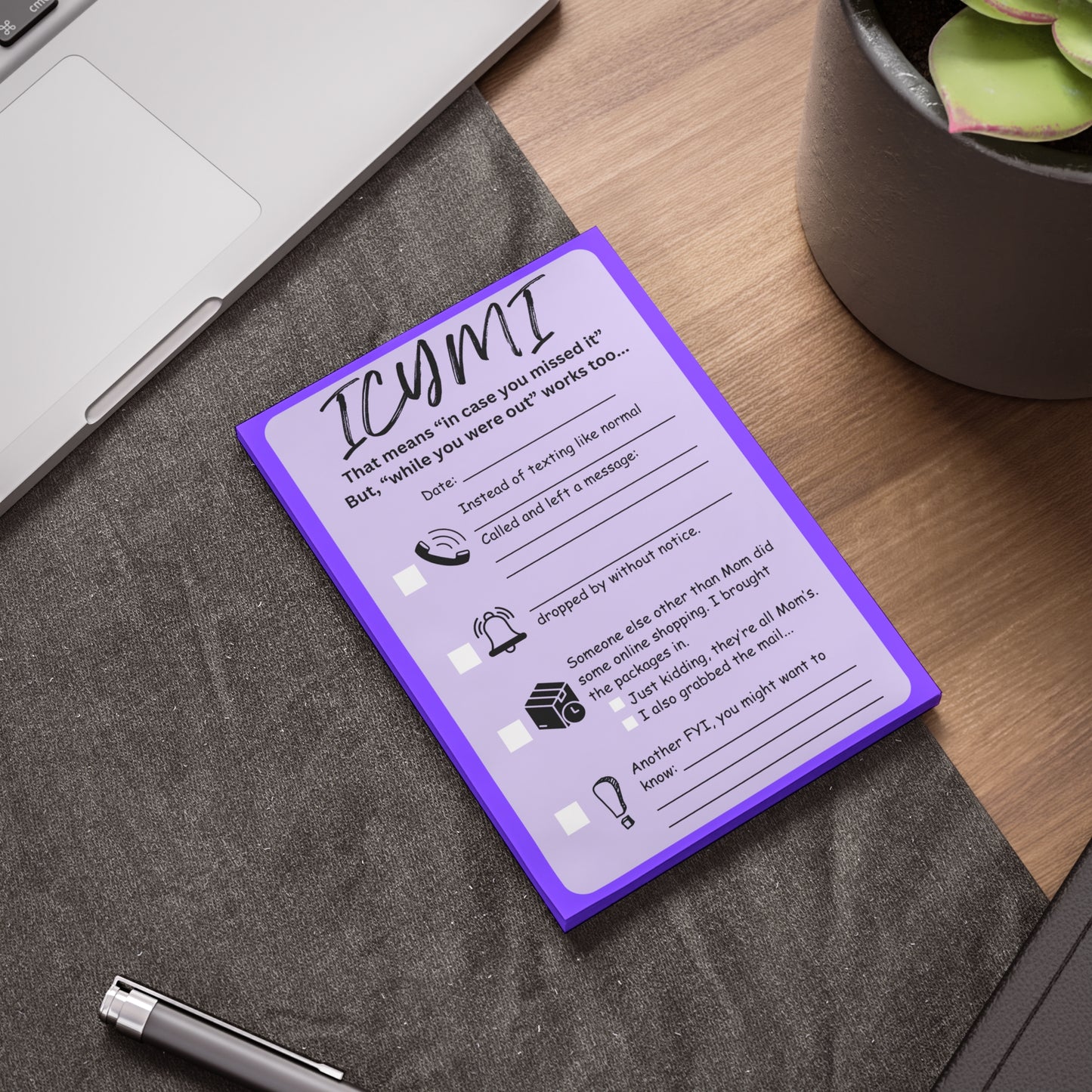 ICYMI Mom Post-it® Note Pads