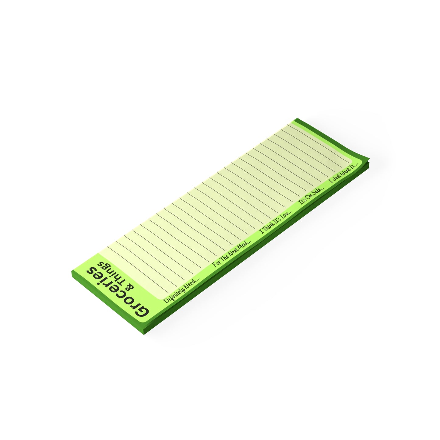 Grocery List Post-it® Note Pads