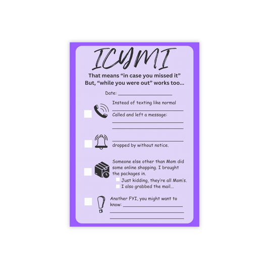 ICYMI Mom Post-it® Note Pads