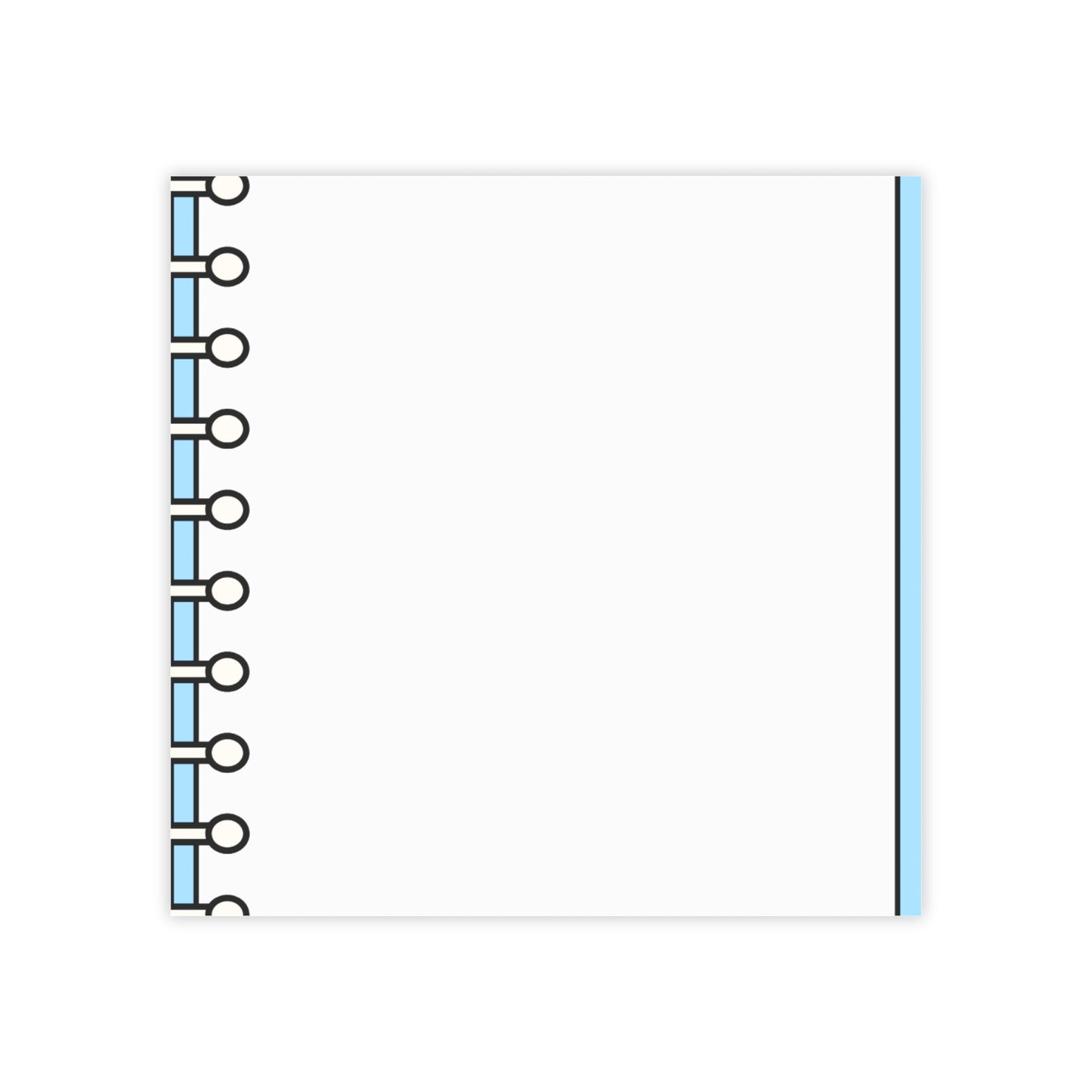 Unlined Spiral Notebook Post-it® Note Pads